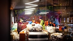No Waste Ukraine ha fabricado muebles para cafeterías, fundas para cuadernos y regalos de marca con plástico reciclado.