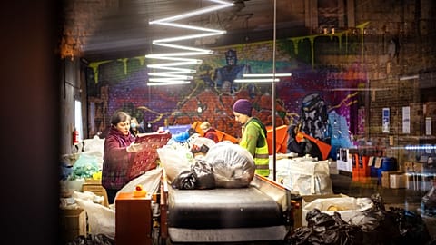 No Waste Ukraine has made café furniture, notebook covers and branded gifts from recycled plastic.