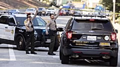Le site de l'explosion, Los Angeles, le 18 juillet 2025.