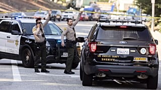 Le site de l'explosion, Los Angeles, le 18 juillet 2025.