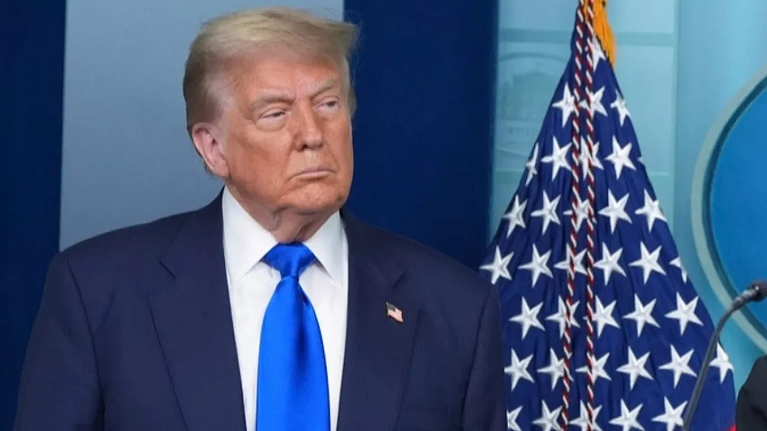 Donald Trump el viernes 27 de junio de 2025 en la sala de prensa de la Casa Blanca en Washington.