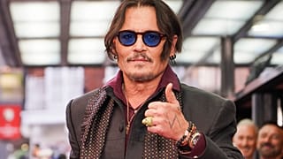 Johnny Depp yönetmenliğini üstlendiği “Modigliani: Three Days On The Wing Of Madness” filminin Londra’daki gösteriminde.