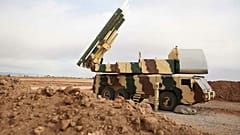 صورة نشرها الموقع الرسمي للجيش الإيراني، يوم الثلاثاء 12 أكتوبر/تشرين الأول 2021، تظهر قاذفة صواريخ خلال مناورة مشتركة للجيش والحرس الثوري.