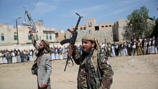 مقاتلون حوثيون، صنعاء، اليمن، الأربعاء 24 نوفمبر/تشرين الثاني 2021.