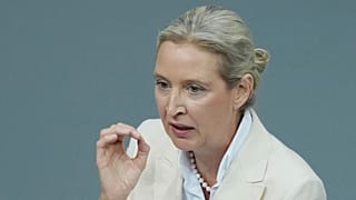 Alice Weidel during a debate about the 2025 budget at the German parliament Bundestag in Berlin, 9 July, 2025