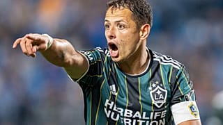 Javier Hernández, durante su paso por el LA Galaxy