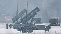 Von den USA erworbene Patriot-Raketenwerfer sind in Warschau stationiert, 6. Februar 2023