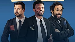 Humoristas Hugo Sousa, Gilmário Vemba e Murilo Couto
