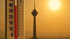 عکس تزئینی از گرمای هوا در تهران