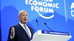 Klaus Schwab, a Világgazdasági Fórum (WEF) alapítója Davosban