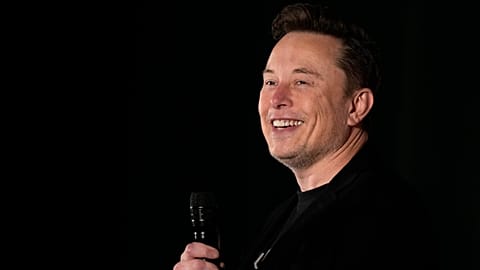 Elon Musk speaks at an event in Pennsylvania in October 2024. 