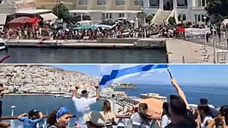 ΦΙΛΟΠΑΛΑΙΣΤΙΝΙΑΚΗ ΔΙΑΔΗΛΩΣΗ ΣΤΗ ΣΥΡΟ ΑΠΟΤΡΕΠΕΙ ΤΗΝ ΑΠΟΒΙΒΑΣΗ ΙΣΡΑΗΛΙΝΩΝ ΤΟΥΡΙΣΤΩΝ