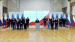 O anúncio do novo governo de Donald Tusk.