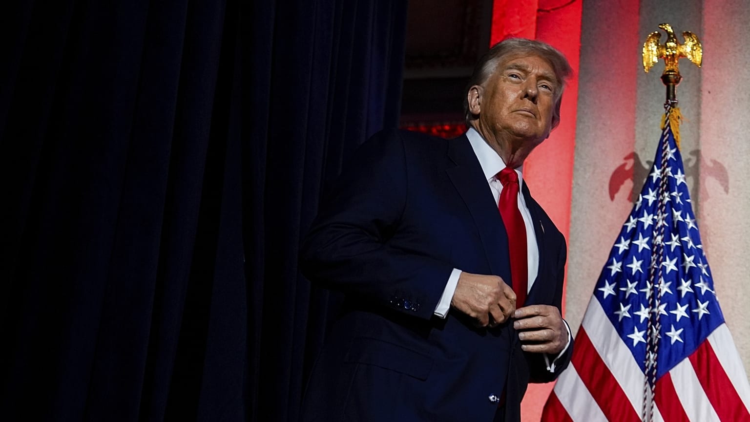 Az amerikai elnök egy washingtoni AI-konferencián beszélt a vámokról