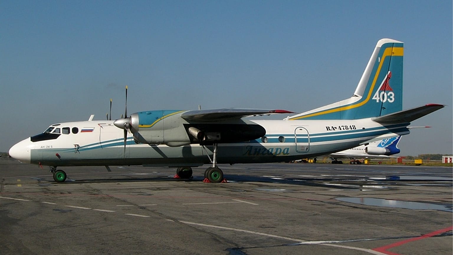 Egy Angara An-24 gép