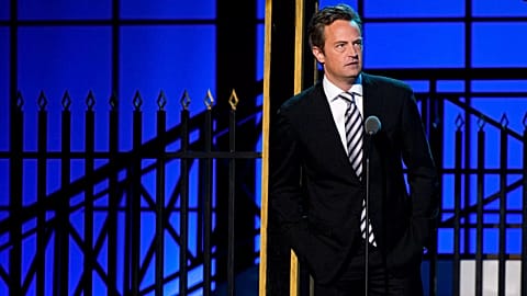 Matthew Perry appears onstage at The 2012 Comedy Awards in New York, 28 April 2012