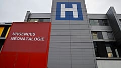 L'hôpital "Centre de Santé Sud de la France" à Corbie-Esson, situé dans la banlieue sud de la capitale française Paris, le vendredi 6 janvier 2023.