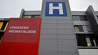 L'hôpital "Centre de Santé Sud de la France" à Corbie-Esson, situé dans la banlieue sud de la capitale française Paris, le vendredi 6 janvier 2023.