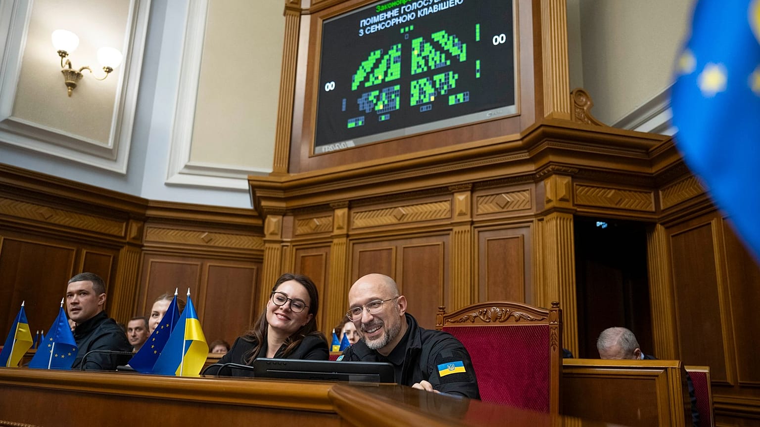 Pillanatkép a Verhovna Rada egyik üléséről 