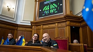 Pillanatkép a Verhovna Rada egyik üléséről 