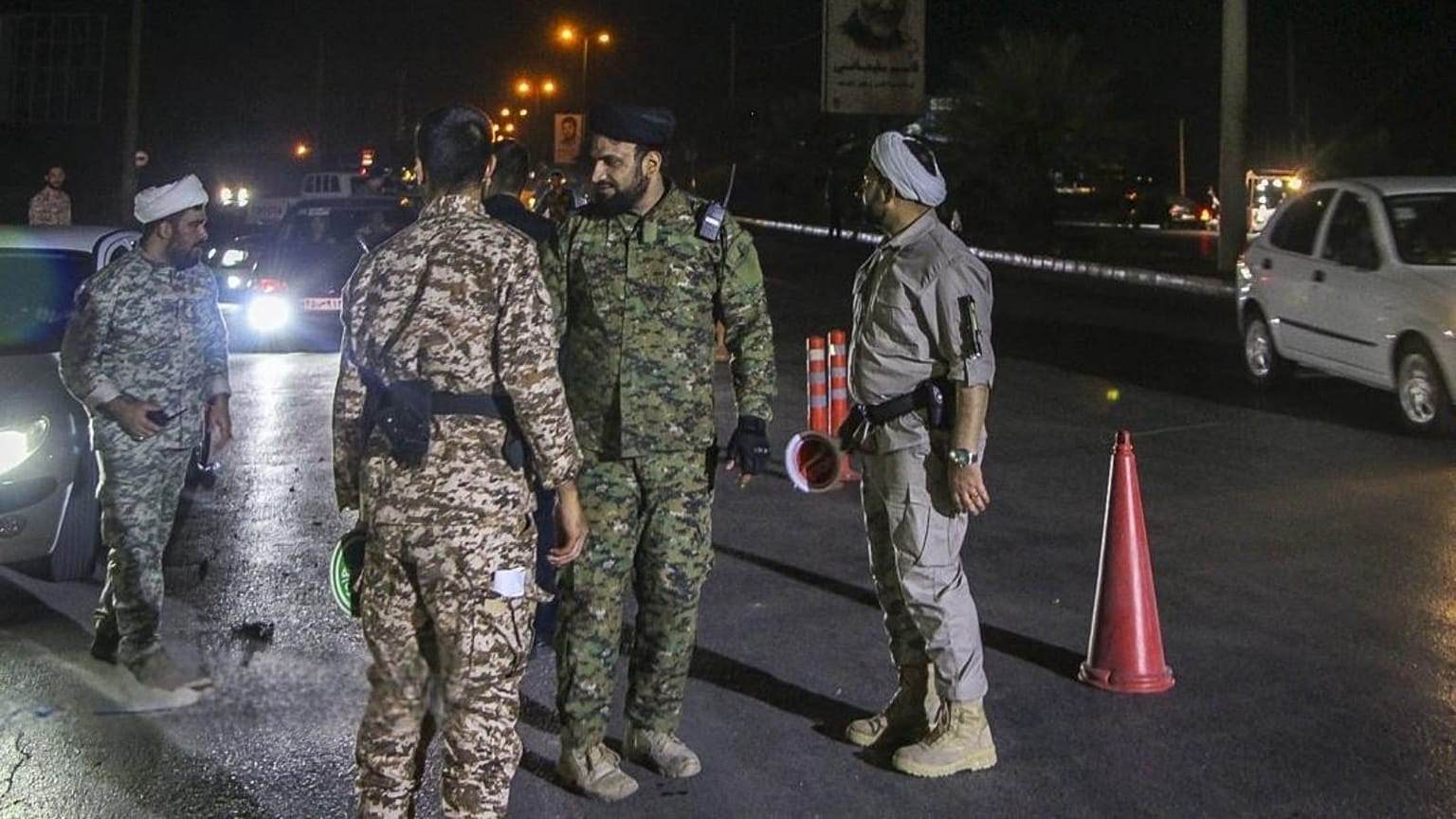 ایست بازرسی در شیراز 