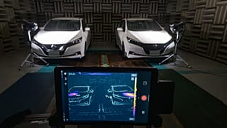 La nueva pintura que el fabricante japonés Nissan está probando.