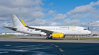 Fotónk illusztráció: a Vueling fapados légitársaság egyik gépe