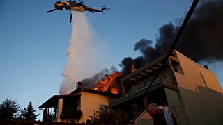 Επιχειρήσεις πυρόσβεσης στην Αττική