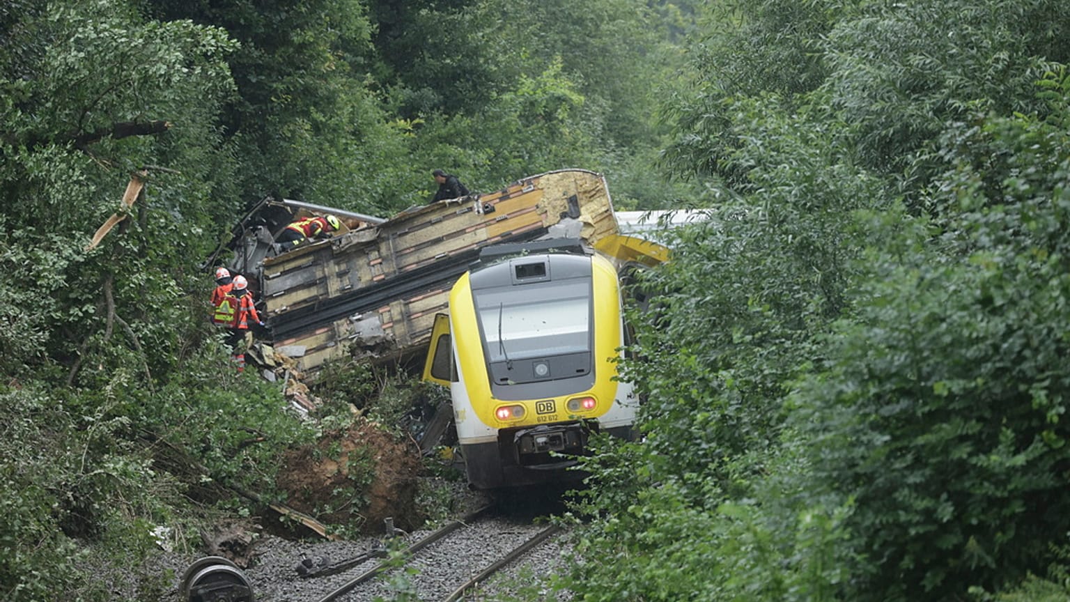 A kisiklott vonat, Zweifaltendorf, 2025.07.27