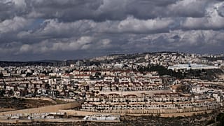 Batı Şeria'daki Efrat Yahudi yerleşim yerinin genel görünümü
