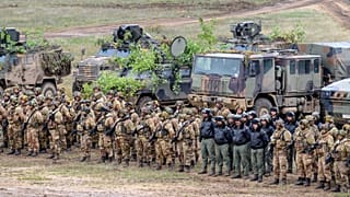 Brave Warrior többnemzeti gyakorlat Hajmáskér közelében, 2022 szeptemberében