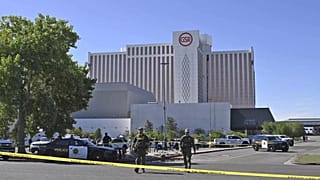 Police respond to a shooting outside the Grand Sierra Resort in Reno, 28 July, 2025