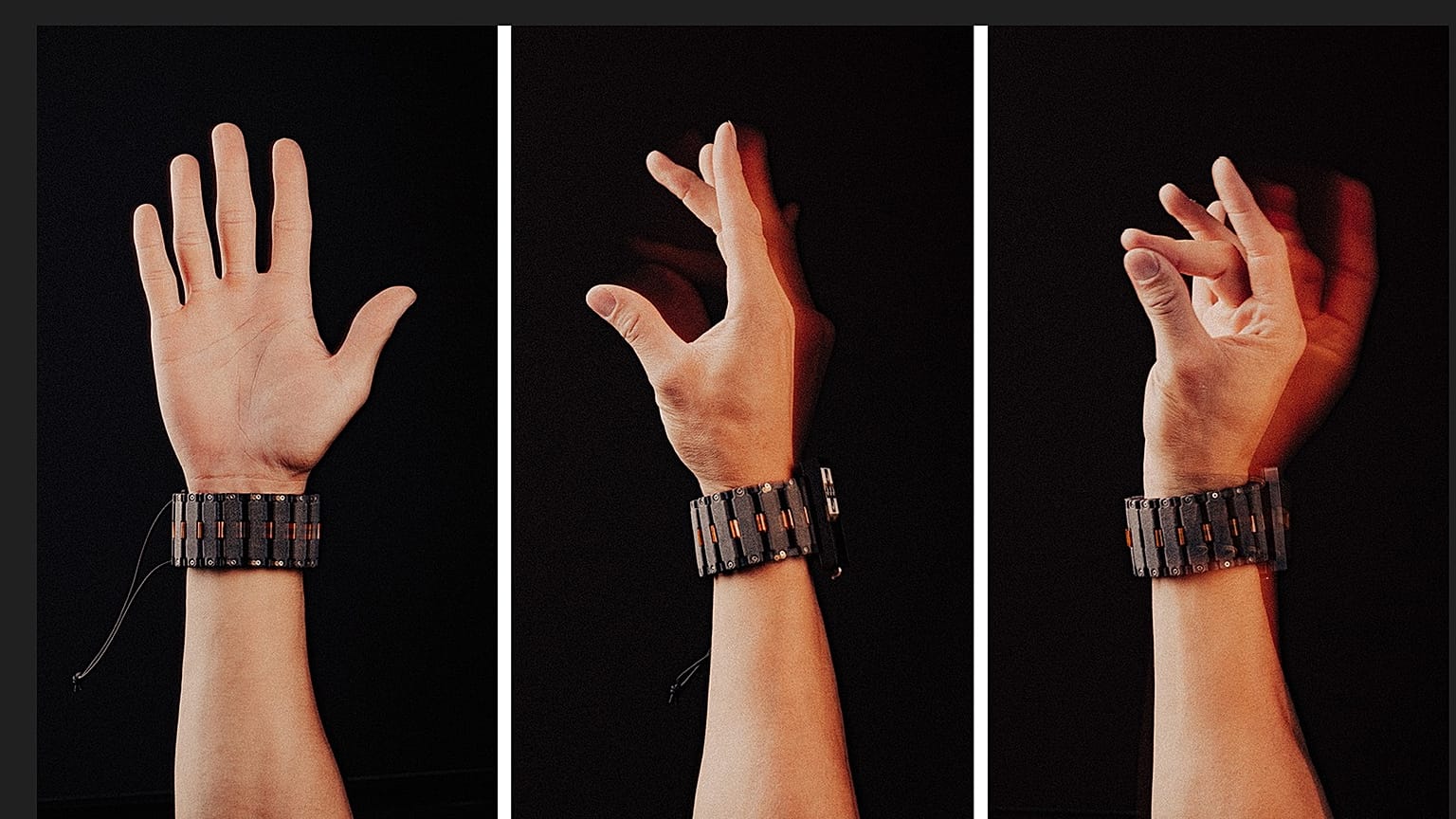  Ce bracelet vous permet de taper sans toucher d'écran