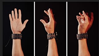  This wristband allows you to type without touching a screen