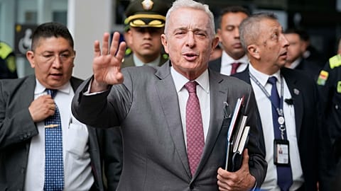Colombia's former President Álvaro Uribe
