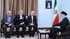 دیدار اعضای رهبری حماس با رهبر جمهوری اسلامی ایران در تهران به تاریخ هشتم فوریه ۲۰۲۵