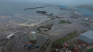 Conséquences du tsunami qui a frappé la zone côtière de Severo-Kurilsk sur l'île Paramushir des îles Kouriles, Russie, mercredi 30 juillet 2025.