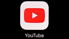 YouTube logosu görüntülenir.