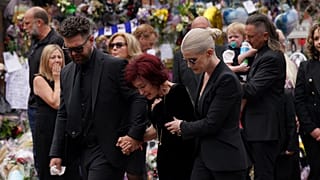 Birmingham honours Ozzy Osbourne as hearse passes through city - pictured: Jack Osbourne, Sharon Osbourne and Kelly Osbourne - 30 July 2025