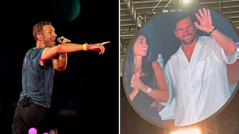 Lionel Messi and his wife steal the show on Coldplay’s notorious kiss cam