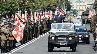 Parada z okazji Dnia Wojska Polskiego w Warszawie