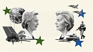 Was ist denn da los? Hat Ursula von der Leyen eine Identitätskrise, oder kanalisiert sie ihren inneren politischen Gestaltwandler?