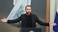 Nayib Bukele, durante un acto presidencial.