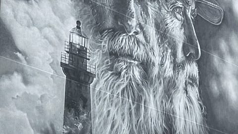 SCREENSHOT - Biggest large-scale mural in Liepaja is taking shape