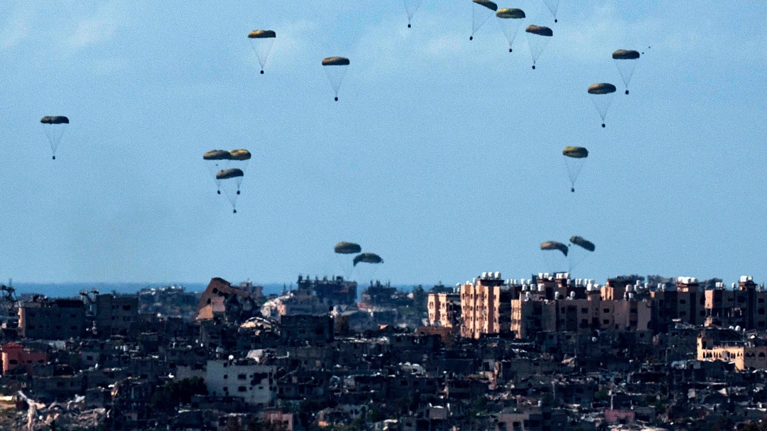 Ayuda en Gaza (IMAGEN DE ARCHIVO)