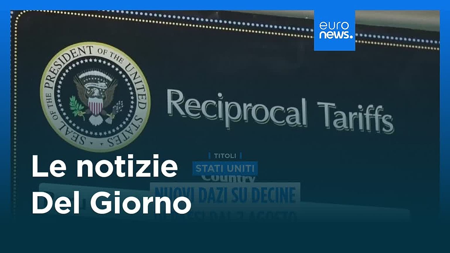 Le notizie del giorno | 01 agosto 2025 - Serale