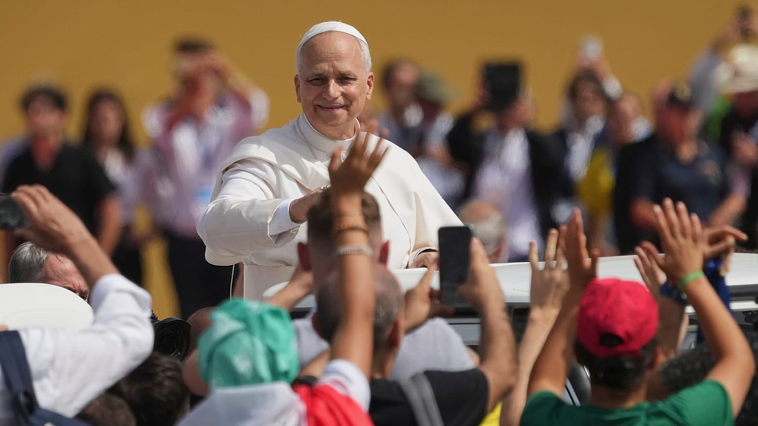 Papst Leo in Tor Vergata anlässlich des Jugendjubiläums
