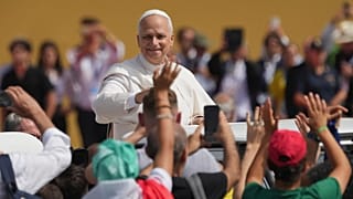 Papst Leo in Tor Vergata anlässlich des Jugendjubiläums