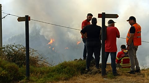 Un incendio in Portogallo nel settembre 2024
