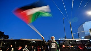 تظاهرات هواداران حقوق فلسطینی‌ها در یونان